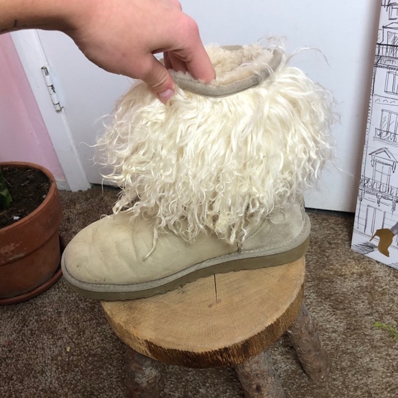 UGG | Shoes | Fuzzy Uggs Mega Fluff Tan 